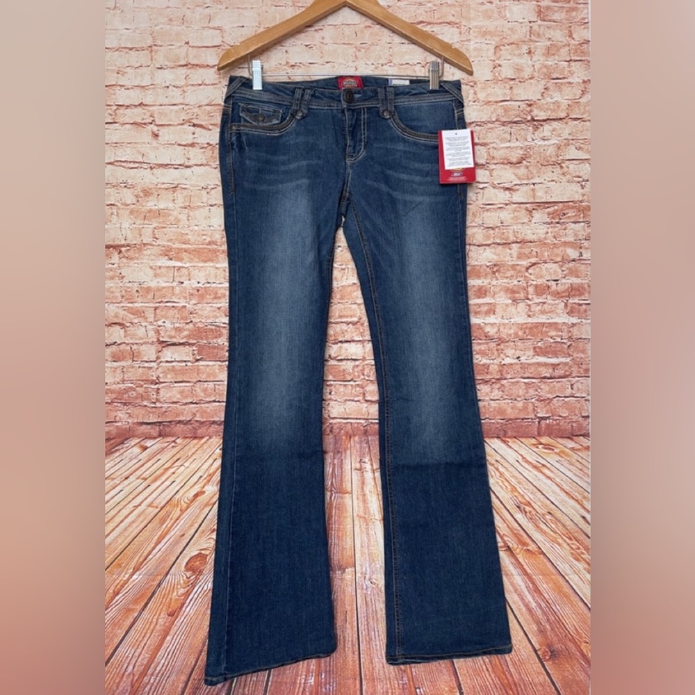 Dickies | Slim Bootcut Low Rise Blue Denim Jeans